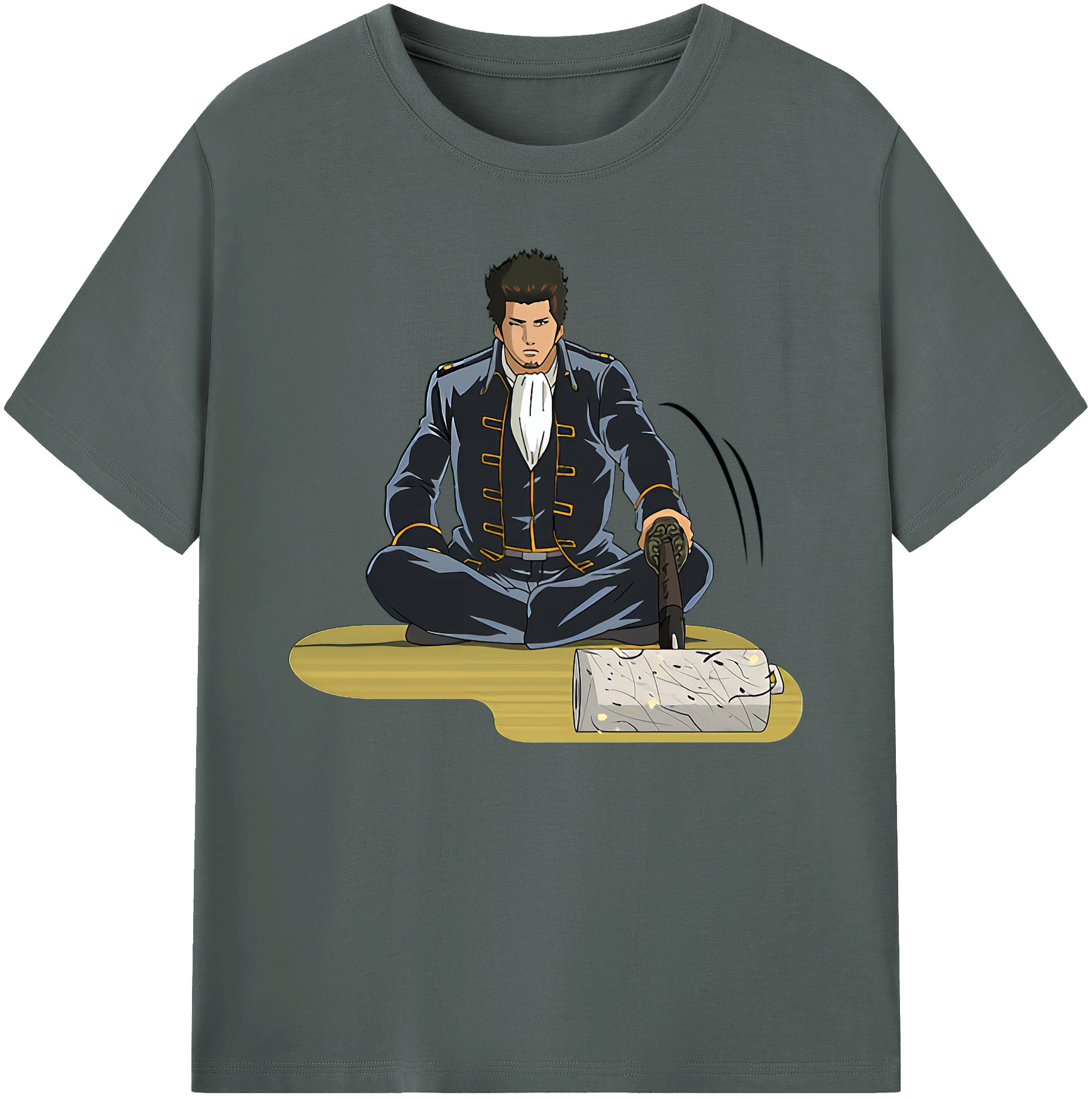 （画像用） ぎんたま 坂田銀時（さかたぎんとき） 神楽 志村新八（しむら しんぱち） GINTAMA Sakata Gintoki Kagura Shimura Shinpachi 綿100％ メンズ半袖Tシャツ｜肌触りやわらか＆通気性